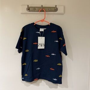 Zara Vehicles Tee 6 Years NWT